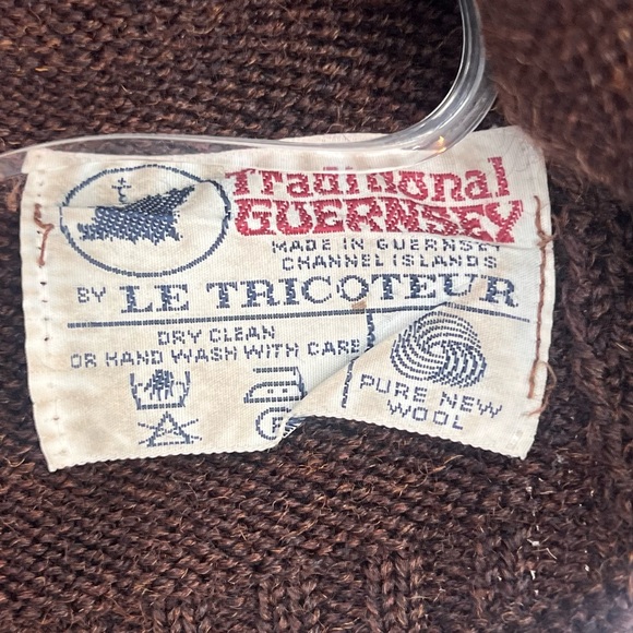Vintage Le Tricoteur Guernesey wool Sweater 40 - Picture 10 of 13
